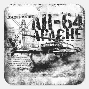 AH-64 Apache Squareスタンプ スクエアシール