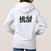AH-64 Apache Women's American Apparelカリフォルニア パーカ (裏面)
