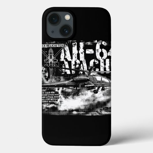 AH-64 ApacheiPad Mini ケース Case-Mate iPhoneケース (裏面)