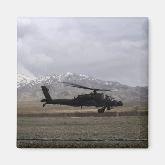 AH-64Aアパッチが離陸する マグネット (正面)