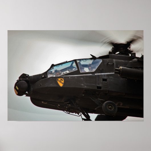AH-64D Apacheヘリコプター ポスター (正面)