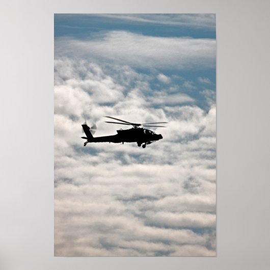 AH-64D Apacheヘリコプター ポスター (正面)