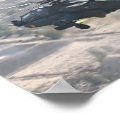 AH-64D Apacheヘリコプター ポスター (角)