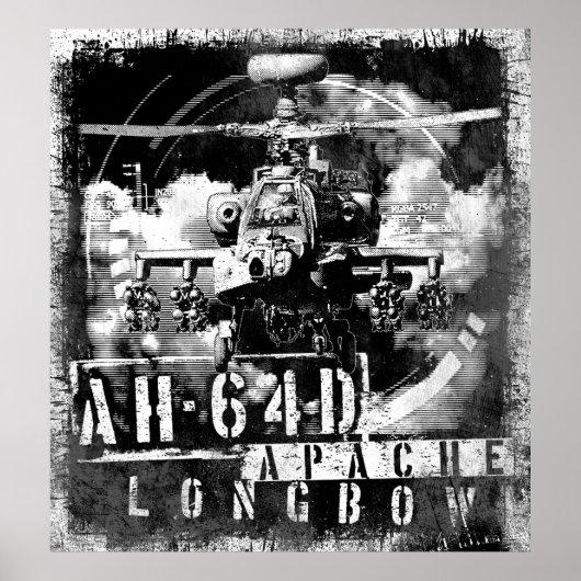 AH-64D Apache Longbow ポスター (正面)
