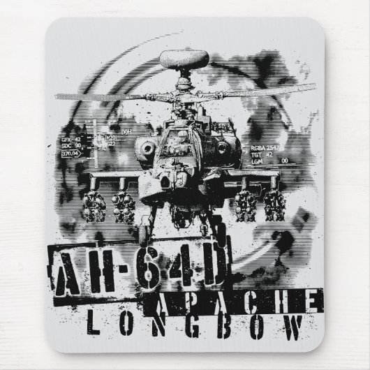 AH-64D Apache Longbow マウスパッド (正面)