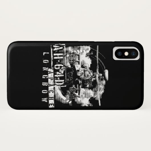 AH-64D Apache Longbow Case-Mate iPhoneケース (裏面(横))