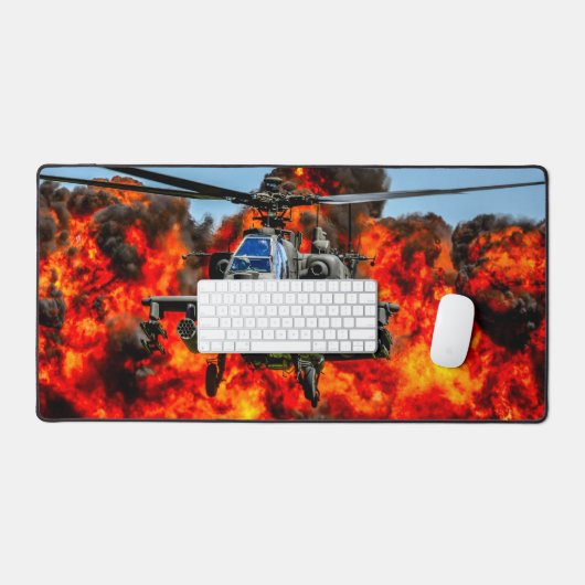 AH-64E APACHE GUARDIAN デスクマット (キーボード&マウス)