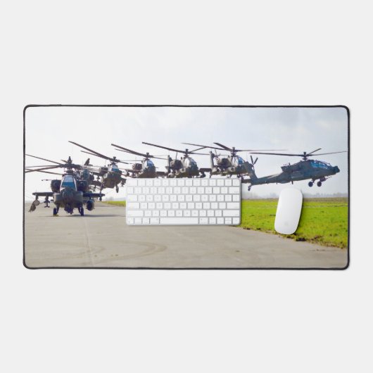 AH-64E APACHE GUARDIAN デスクマット (キーボード&マウス)