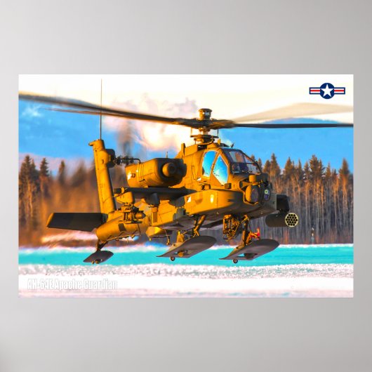 AH-64E APACHE GUARDIAN ポスター (正面)