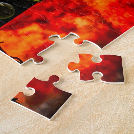 AH-64E APACHE GUARDIAN （11x14インチ） ジグソーパズル (側面)