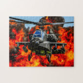 AH-64E APACHE GUARDIAN （11x14インチ） ジグソーパズル (横)