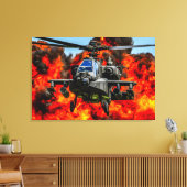 AH-64E APACHE GUARDIAN 24x36 キャンバスプリント (インサイチュ (リビング))