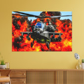 AH-64E APACHE GUARDIAN 40x60 キャンバスプリント (インサイチュ (リビング))