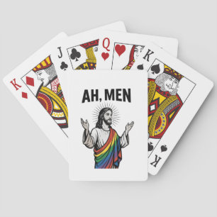 Ah Men おもしろい LGBTゲイプライドイエスレインボー トランプ