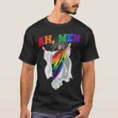 Ah Men Pride Month Human Rights Proud Ally Queer L Tシャツ (正面)