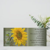 『Ah Sun-flower CC0272詩』 招待状 (スタンド正面)