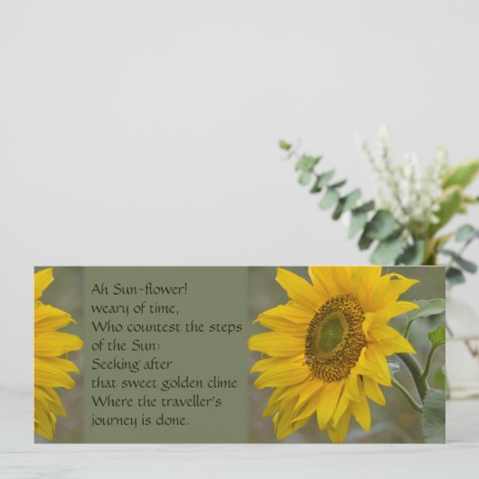 『Ah Sun-flower CC0274詩』 招待状 (スタンド正面)