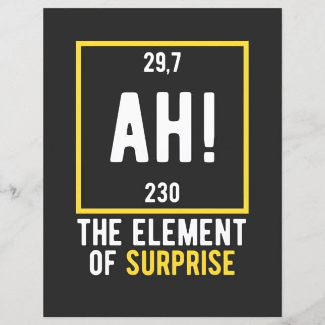 Ah The Element of Surprise (正面)