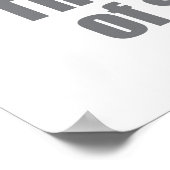 Ah! The Element of Surprise Funny Chemistry Joke ポスター (角)