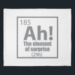 Ah! The Element of Surprise Funny Chemistry Joke 掛け布団カバー<br><div class="desc">Have some fun with this Ah! The Element of Surprise Funny Chemistry Joke design,  or give it as the perfect gift to your chemist and scientist friends and family.
Customize with your own text or a unique message to add some personal touch.</div>