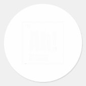 Ah The Element Of Surprise Funny Chemistry Science ラウンドシール (正面)