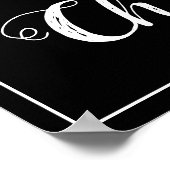 AHAの瞬間にヴィンテージの黒板を変更する時間 ポスター (角)