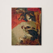 Ahasuerus、c.1645-50 (カリフォルニアの前のエスターの油 ジグソーパズル (縦)