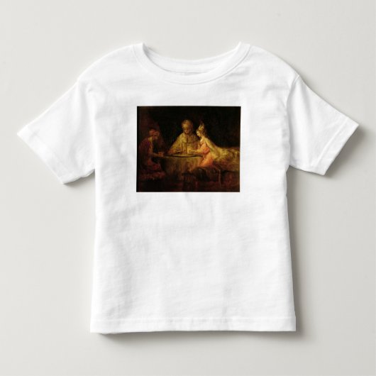 Ahasuerus、Hamanおよびエスター、c.1660 トドラーTシャツ (正面)