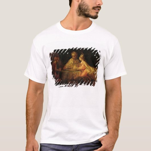 Ahasuerus、Hamanおよびエスター、c.1660 Tシャツ (正面)