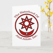 Ahel Adom カード (黄色い花)