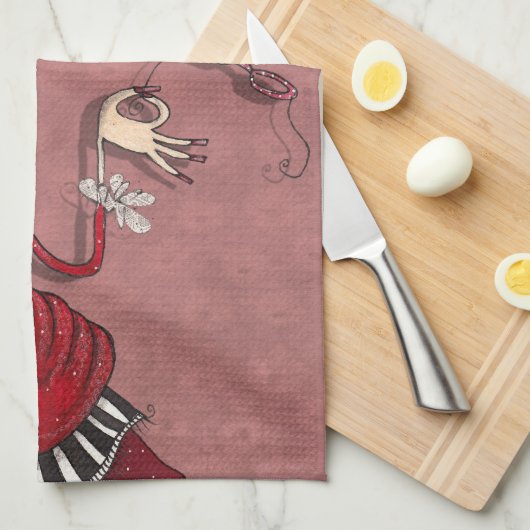 Ahh蜂蜜… キッチンタオル (四つ折り)