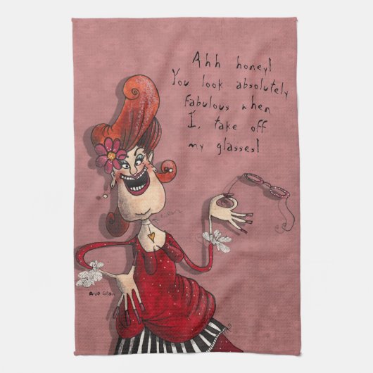 Ahh蜂蜜… キッチンタオル (縦)