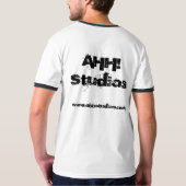 AHH! スタジオのクラシックのワイシャツ Tシャツ (裏面フル)