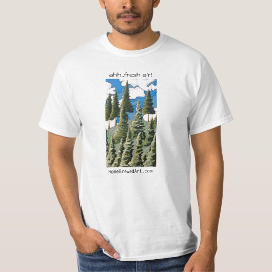 ahh。.freshの空気! #2 tシャツ (正面)