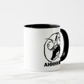 Ahhh!! 激怒の顔のミームのコーヒー・マグ マグカップ (正面右)