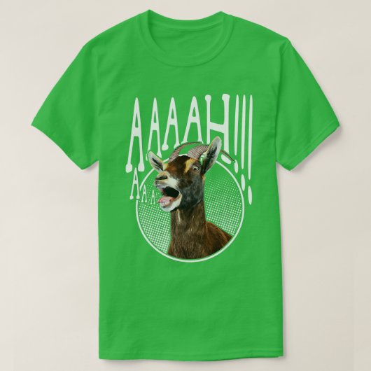 Ahhh Screaming Goat Gift Funny Goat Lover Screamin Tシャツ (デザイン正面)