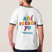 Ahí Estaba Yo – Huarache Hippie Art Tee Tシャツ (裏面)