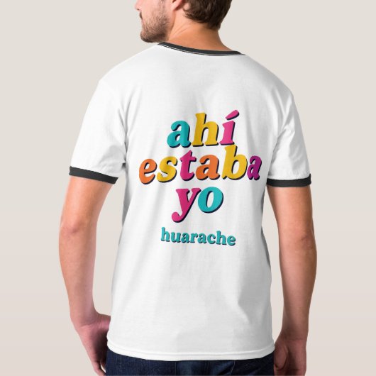 Ahí Estaba Yo – Huarache Hippie Art Tee Tシャツ (裏面)