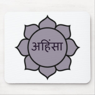 ahimsa (はす) .jpg マウスパッド
