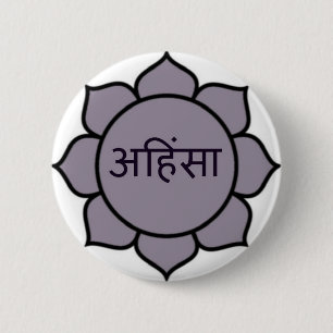 ahimsa (はす) .jpg 缶バッジ