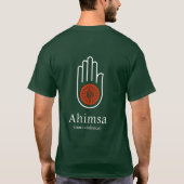 AHIMSA (非暴力) Tシャツ (裏面)