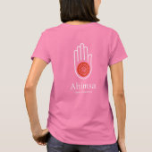 AHIMSA （非暴力） Tシャツ (裏面)