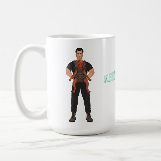 AhmedとNemiのマグカップ コーヒーマグカップ (左)