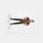 Ahmed and Nemi フリースブランケット (正面(横))