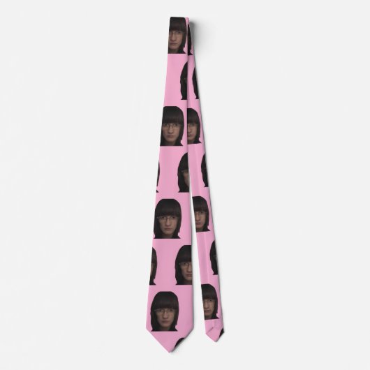 Ahmet Hands Beautiful Pink Tie For Love ネクタイ (正面)