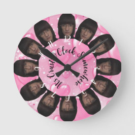 Ahmet Hands It's Crust O Clock Somewhere LOL Clock ラウンド壁時計