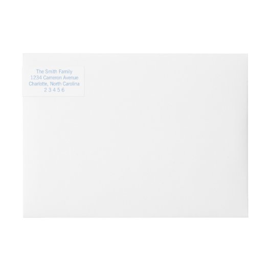 Ahoyそれは男の子の装飾的で航海のな青です ラップアラウンドラベル (正面)