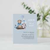 Ahoyそれは男の子テディのセーラーバジェット赤ちゃんシャワー (スタンド正面)