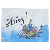 Ahoy海賊船 ラージペーパーバッグ (裏面)