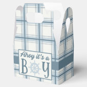 Ahoy男の子の赤ん航海のだシャワー フェイバーボックス (オープン)